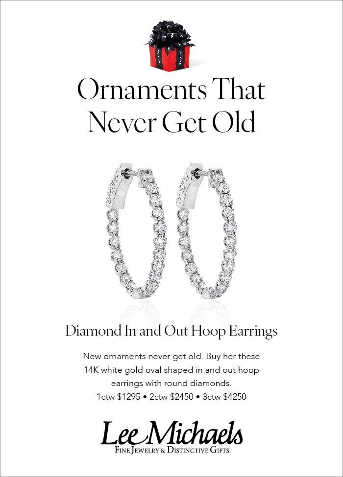 Advertised Oval Hoop Earrings