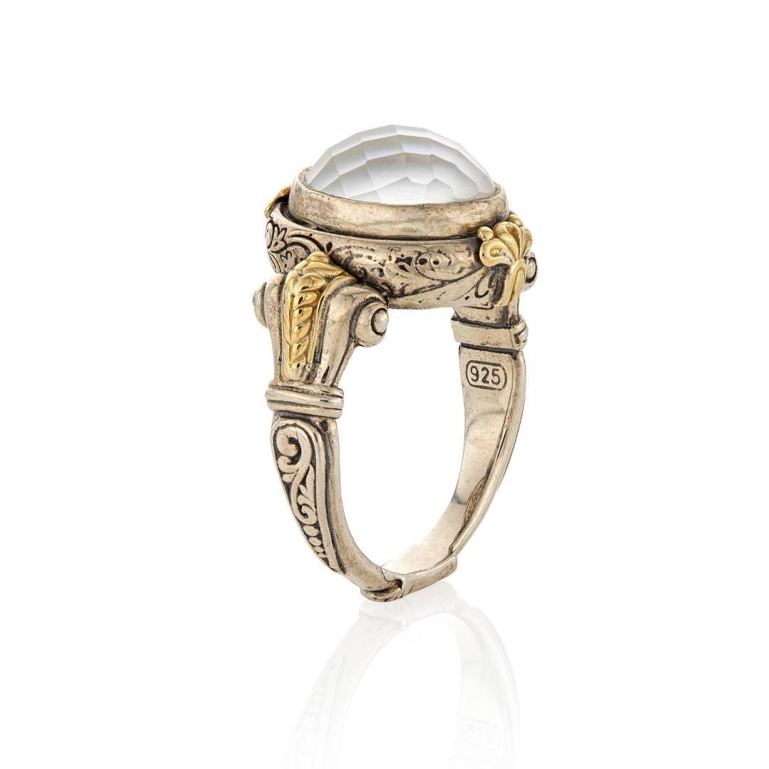 Konstantino Hestia Mother Of Pearl Doublet Ring 1