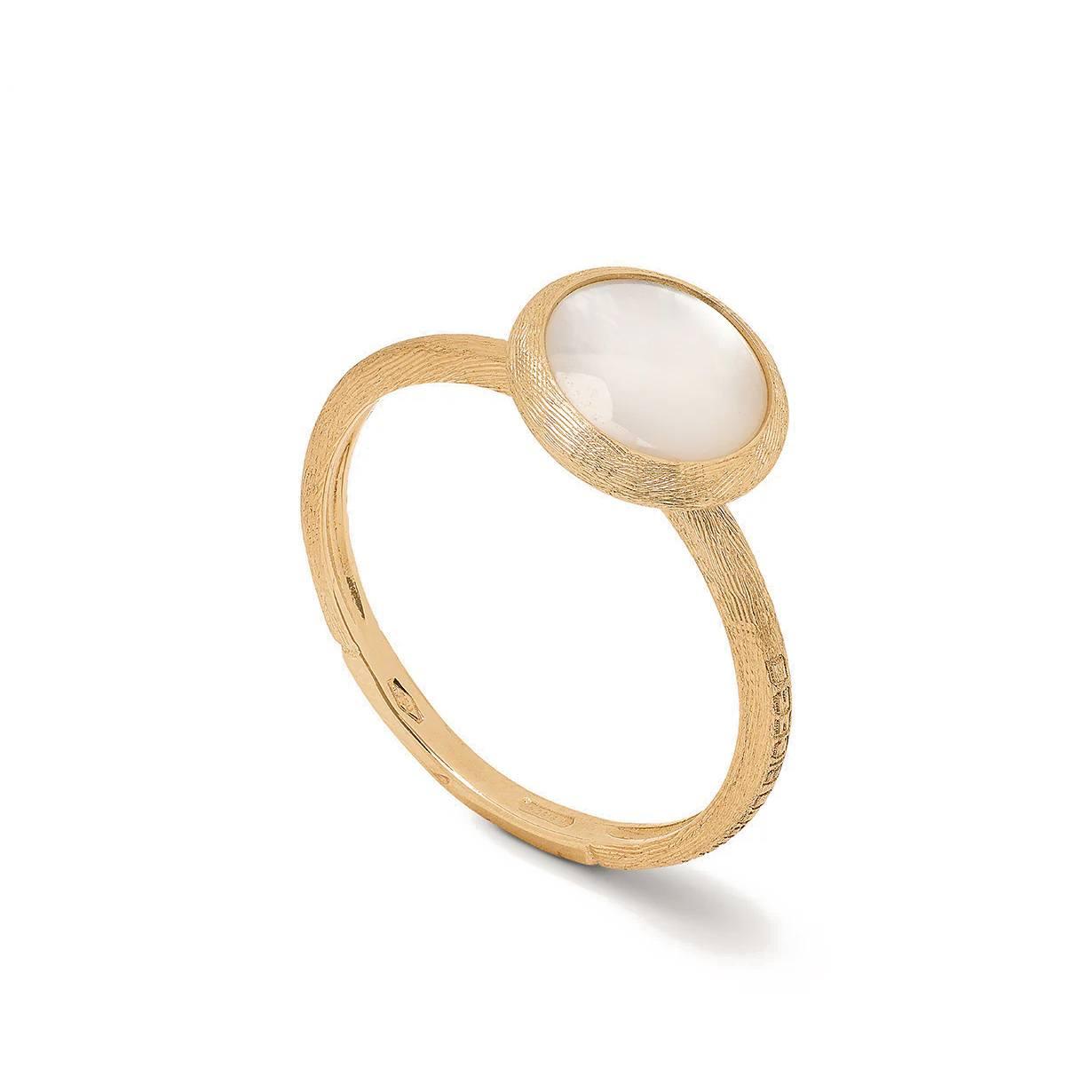 Marco Bicego Jaipur Color Small Mother of Pearl Stackable Ring