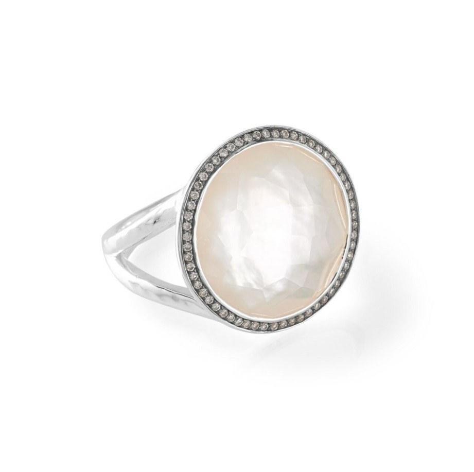 Ippolita Lollipop Medium Ring in Sterling Silver with Diamonds 0