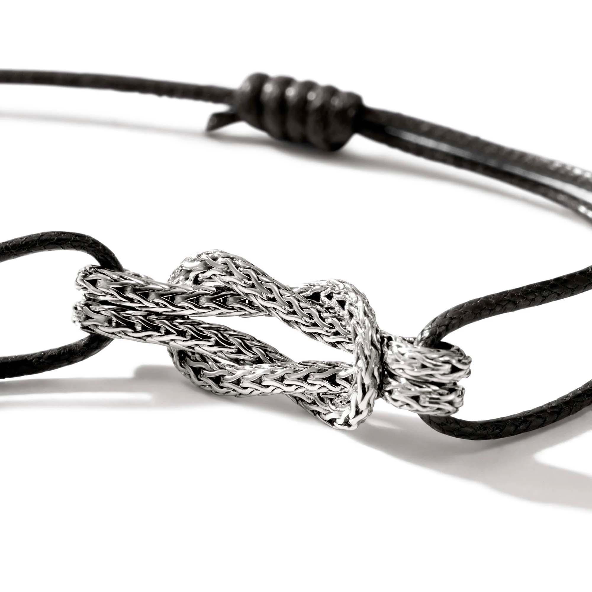 John Hardy Love Knot Minicord Bracelet, Black 1
