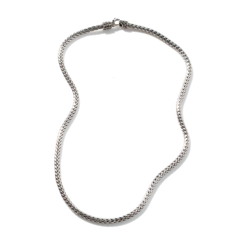 John Hardy Slim Oval Woven Chain Necklace 2
