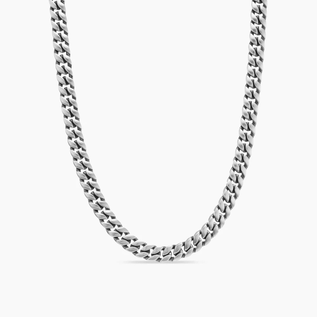 David Yurman Men's Curb Chain Necklace in 6mm Sterling Silver 0