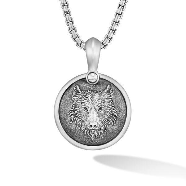 David Yurman Petrvs Wolf Amulet in Sterling Silver 0