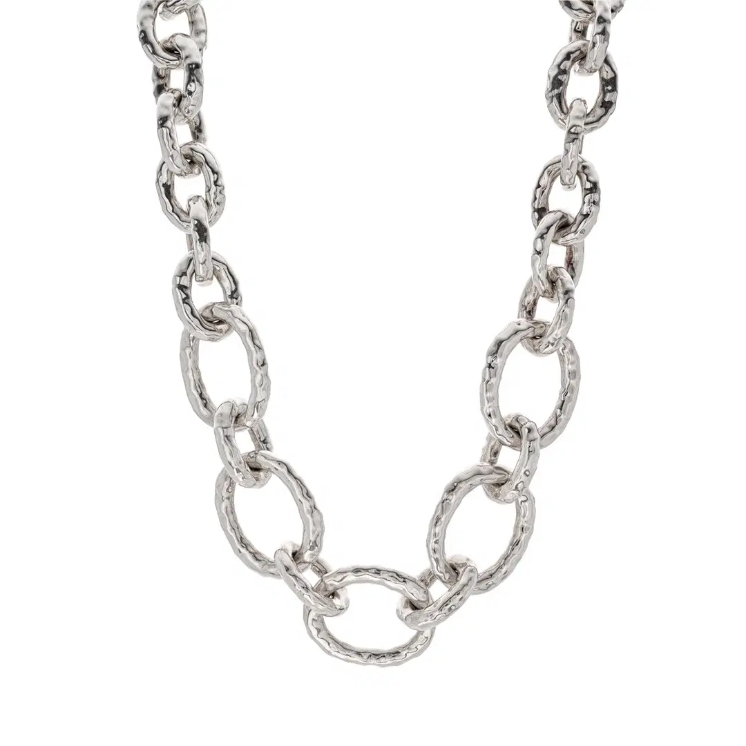 Ippolita Sterling Silver Glamazon Bastille Link Chain Necklace 0