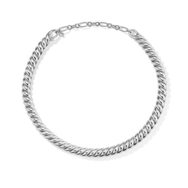 David Yurman Sculpted Cable Necklace in Sterling Silver