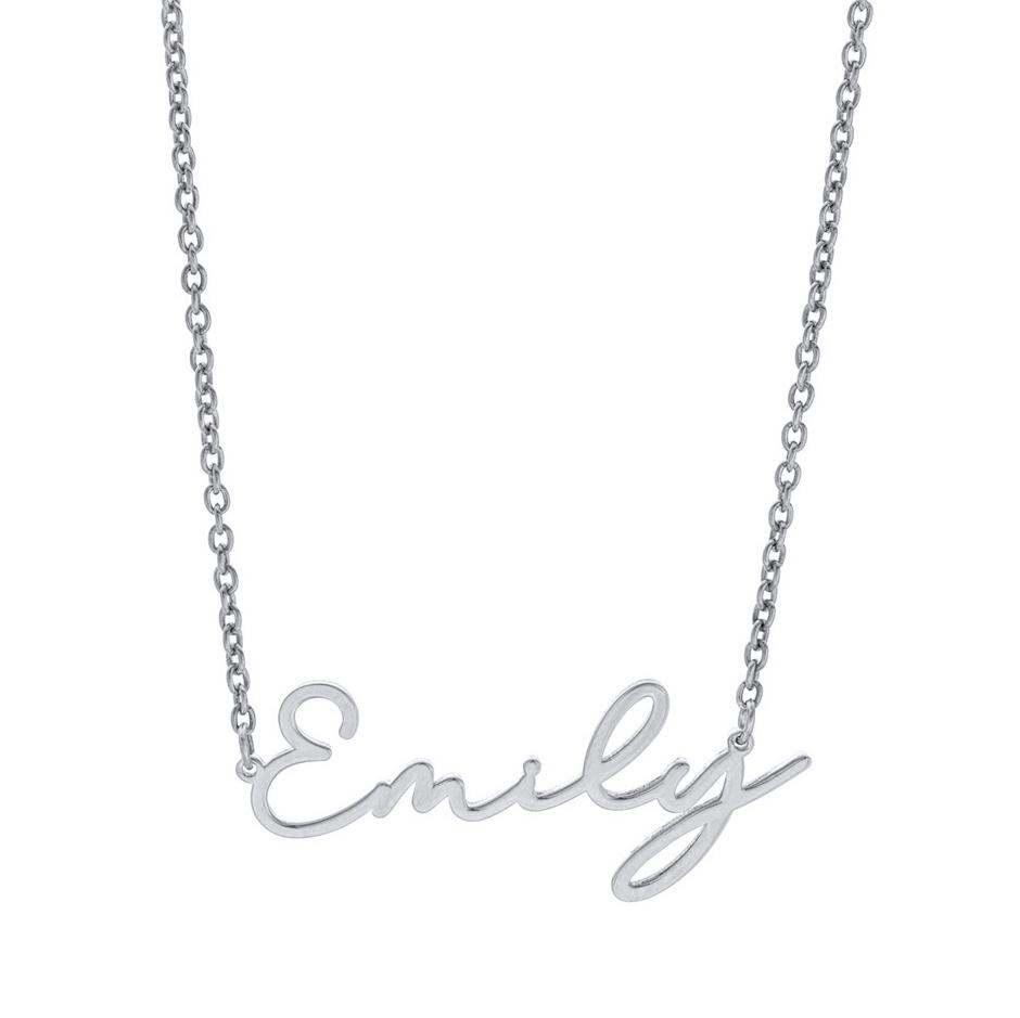 Personalized Sterling Silver Name Necklace 0