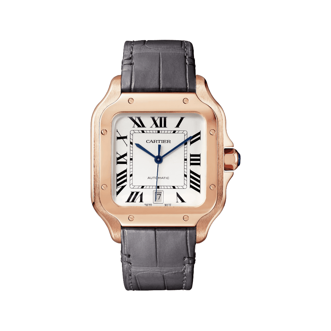 Santos de Cartier Watch in Rose Gold, large model