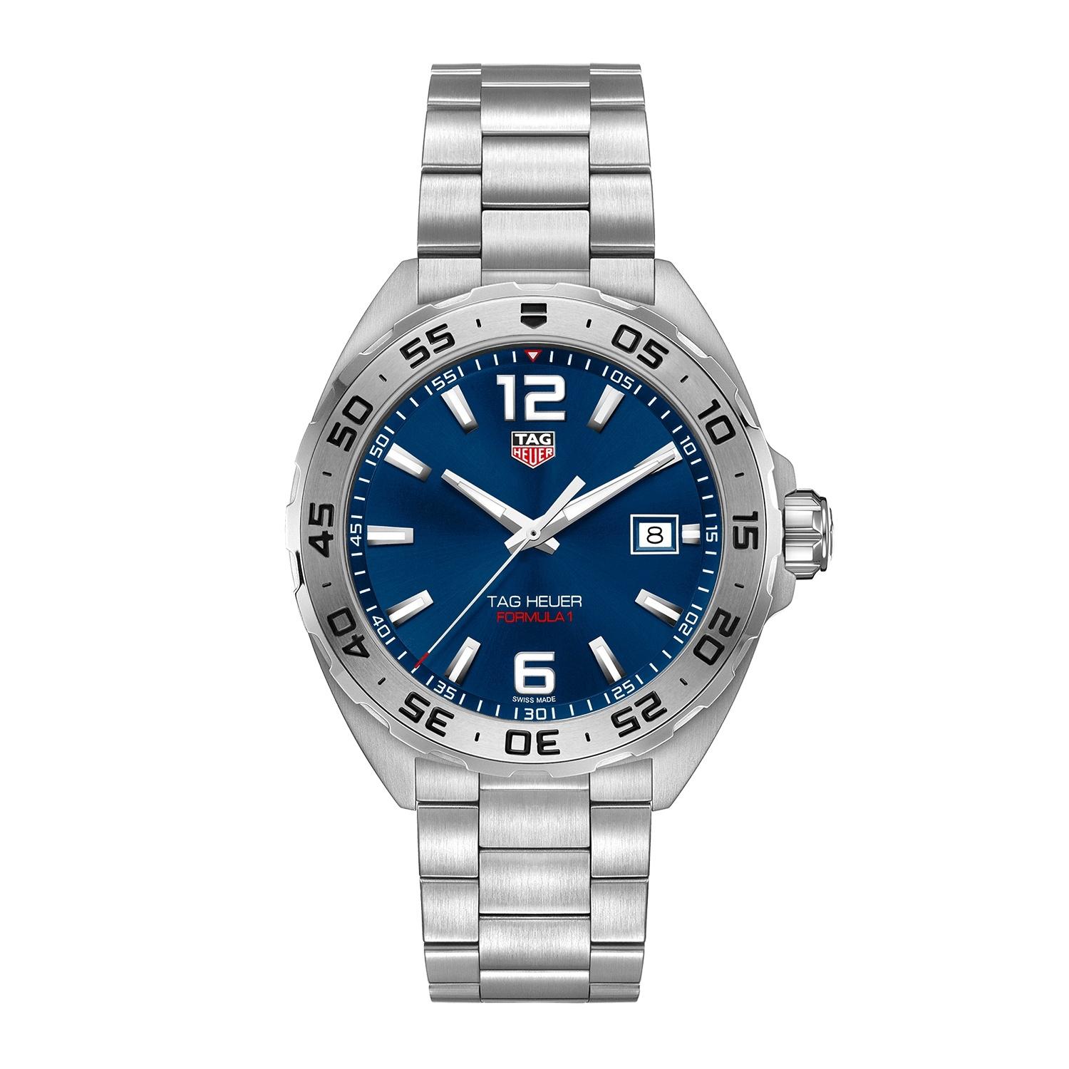 TAG Heuer Formula 1 Quartz Date Watch with Blue Dial 0