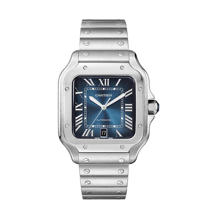 Santos de Cartier Steel Watch, large model 0