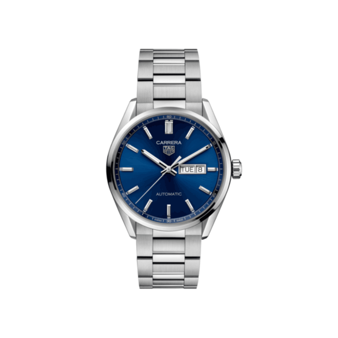 TAG Heuer Carrera Calibre 5 Automatic Watch with Blue Dial, 41mm 0