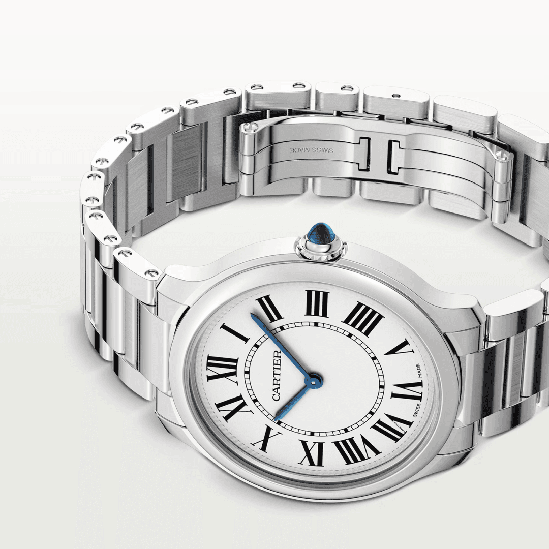 Ronde Must de Cartier Steel Watch, medium model 2