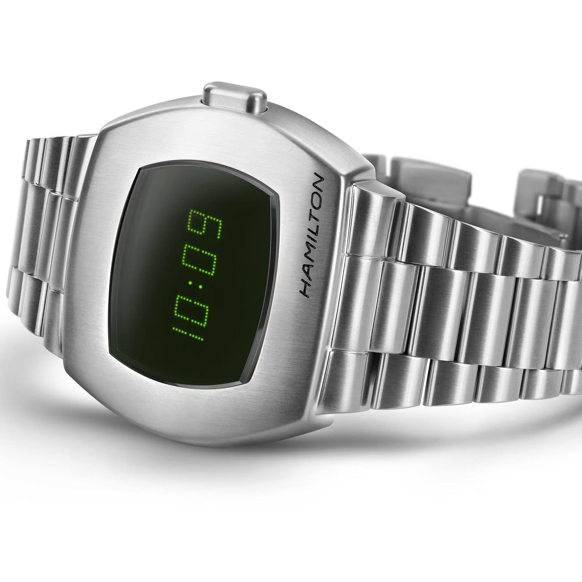 Hamilton American Classic PSR Digital Quartz Watch in Stainless Steel 1