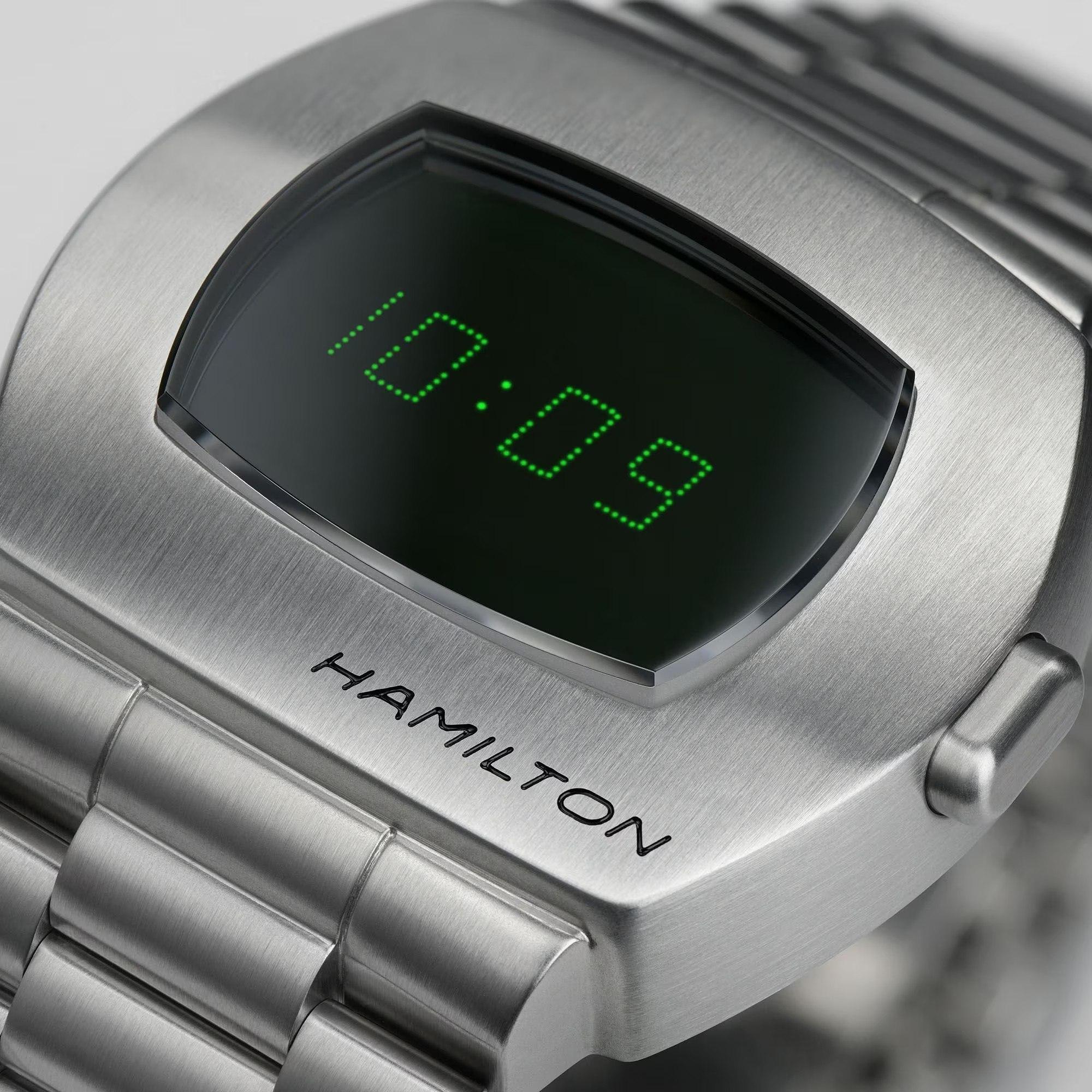 Hamilton American Classic PSR Digital Quartz Watch in Stainless Steel 2