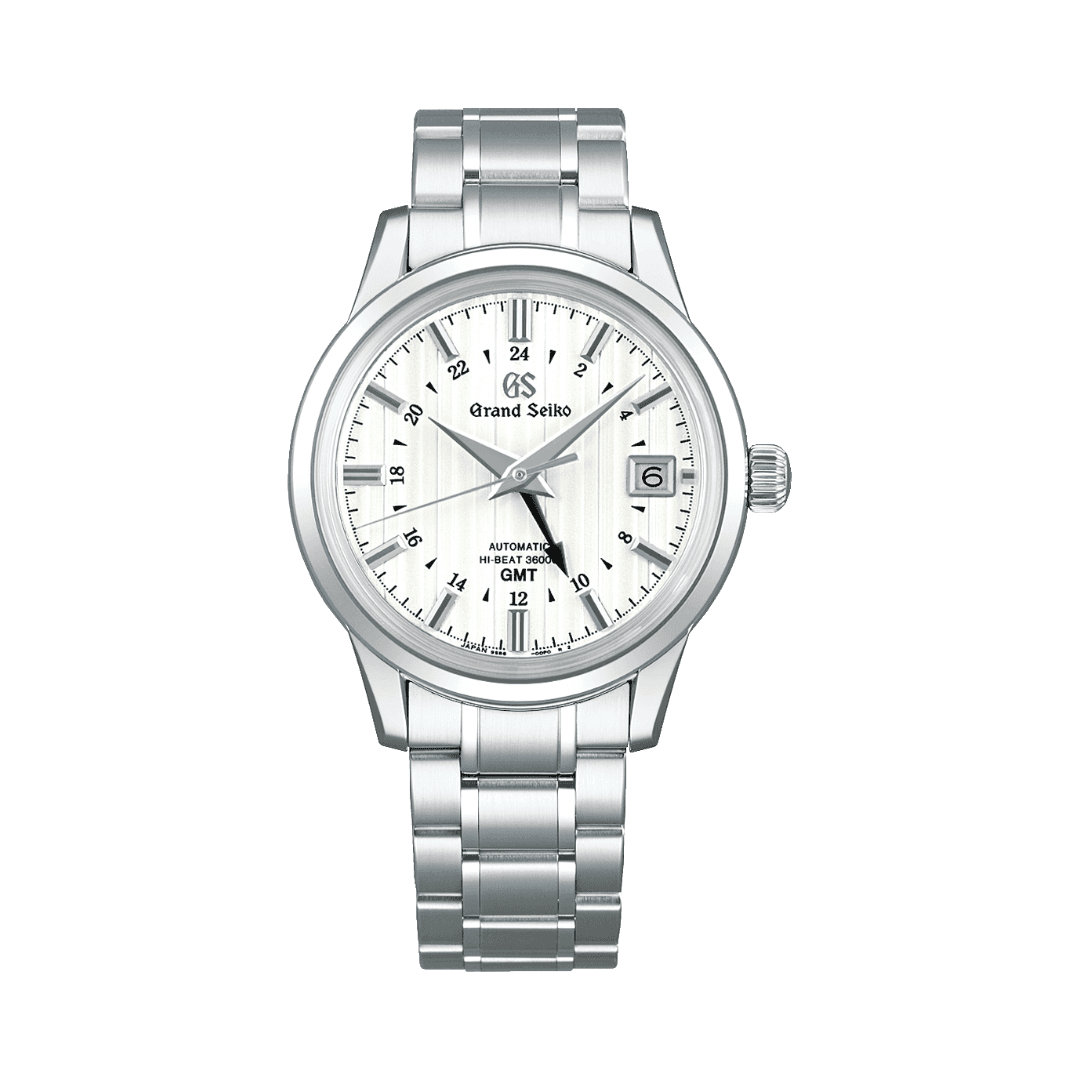 Grand Seiko Elegance Collection GMT Watch with White Dial, 40mm