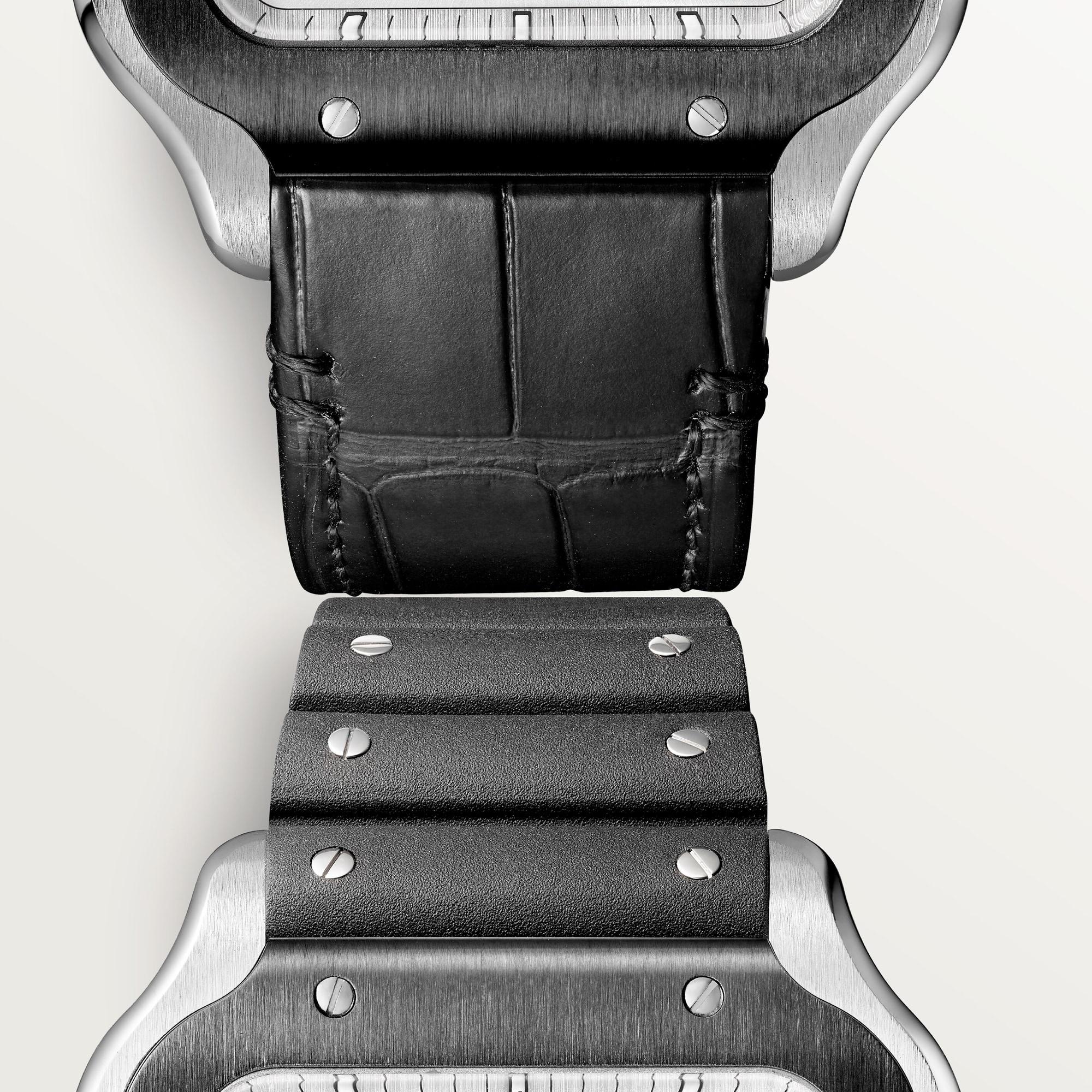 Santos de Cartier Chronograph Watch in Black, extra large model 4