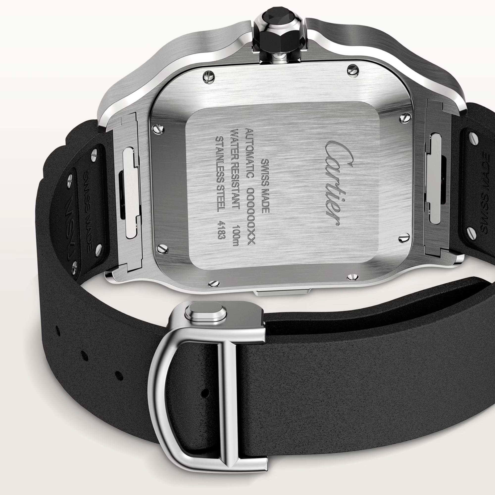 Santos de Cartier Chronograph Watch in Black, extra large model 7