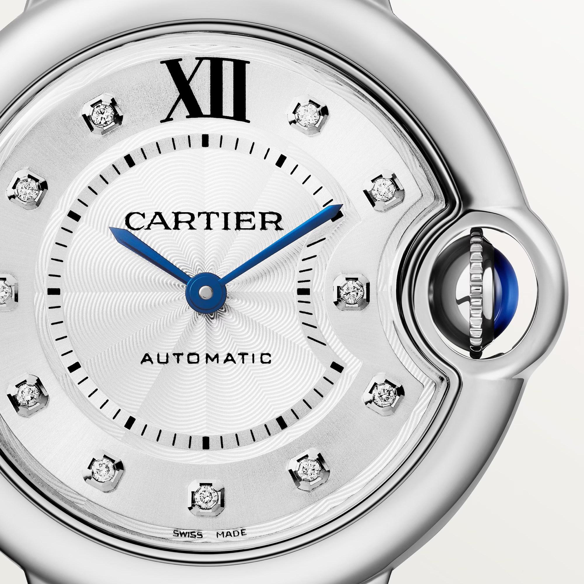 Ballon de Cartier Watch with Diamonds, 33mm 2