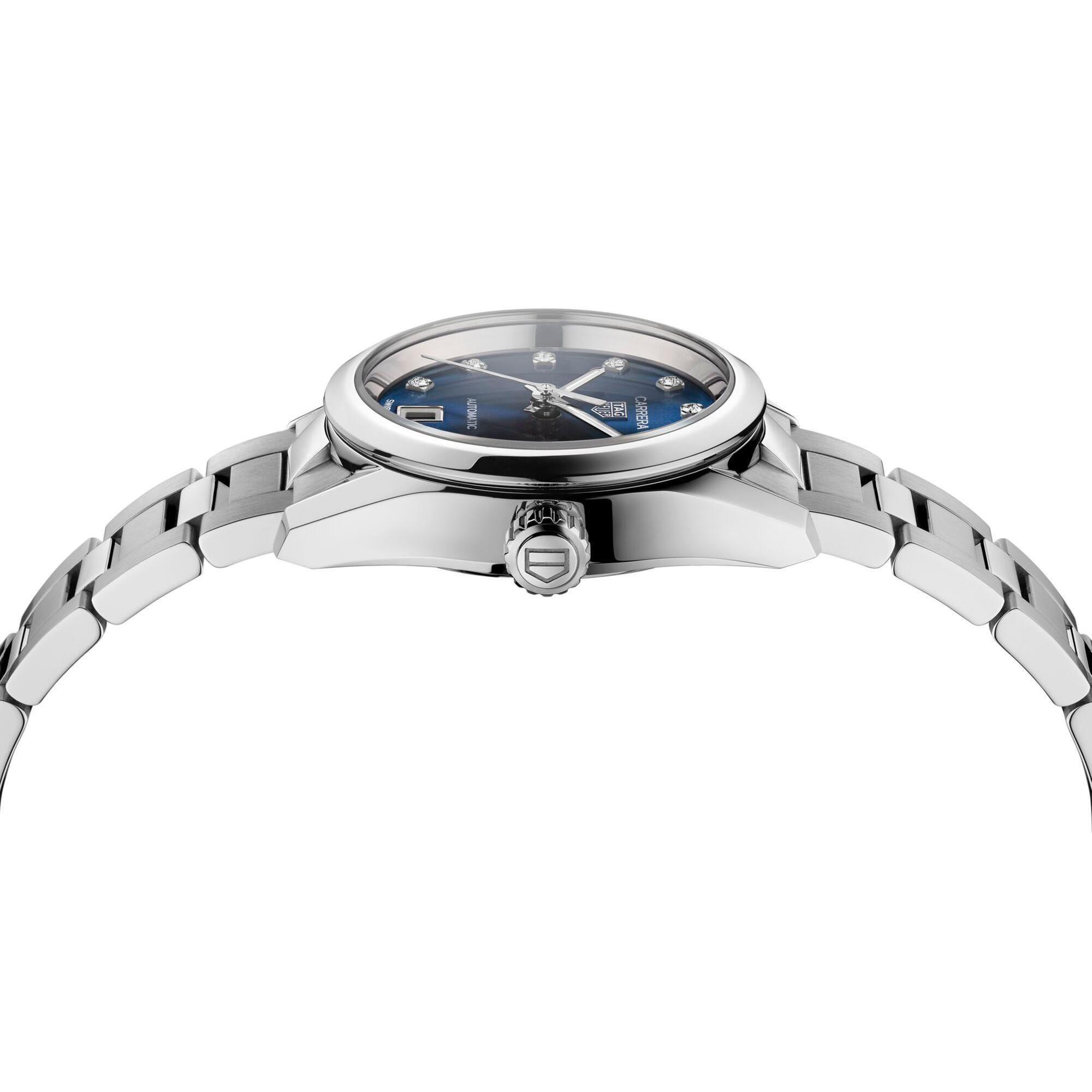 TAG Heuer  Carrera Automatic Watch with Blue Dial, 29mm 3
