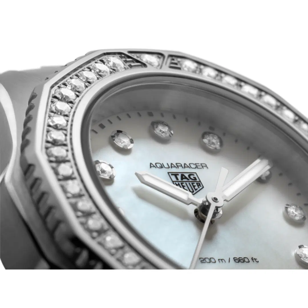 TAG Heuer  Aquaracer Professional 200 Quartz Watch with Diamond Case, 30mm 2