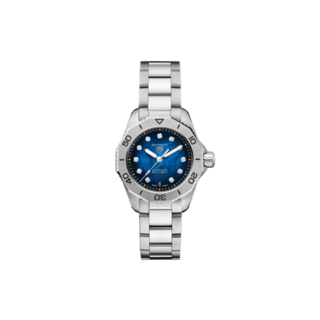 TAG Heuer  Aquaracer Professional 200 Calibre 9 Automatic Watch with Blue Dial 0