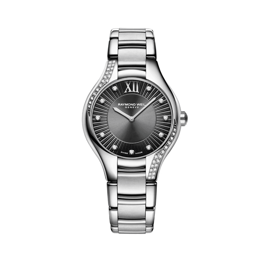 Raymond Weil Noemia Ladies Quartz Grey Dial 47 Diamonds Watch