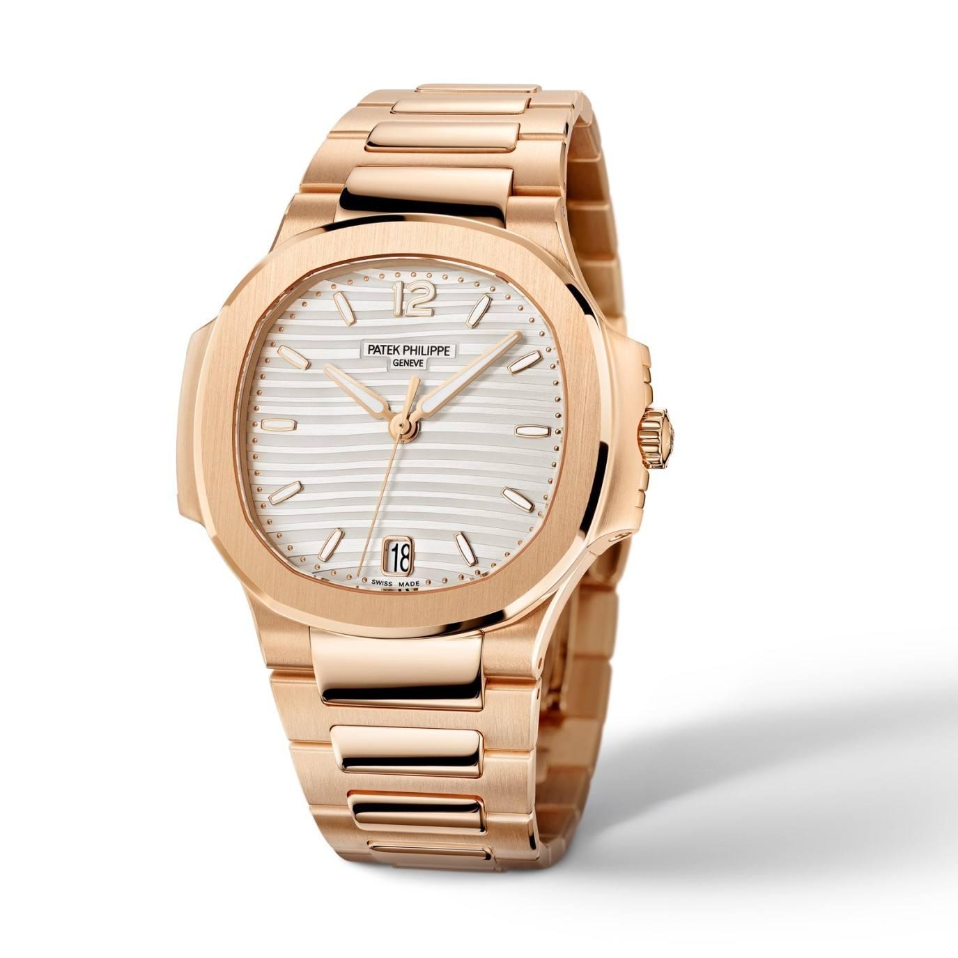 Patek Philippe Nautilus in Rose Gold with Silver Dial (7118/1R) 2