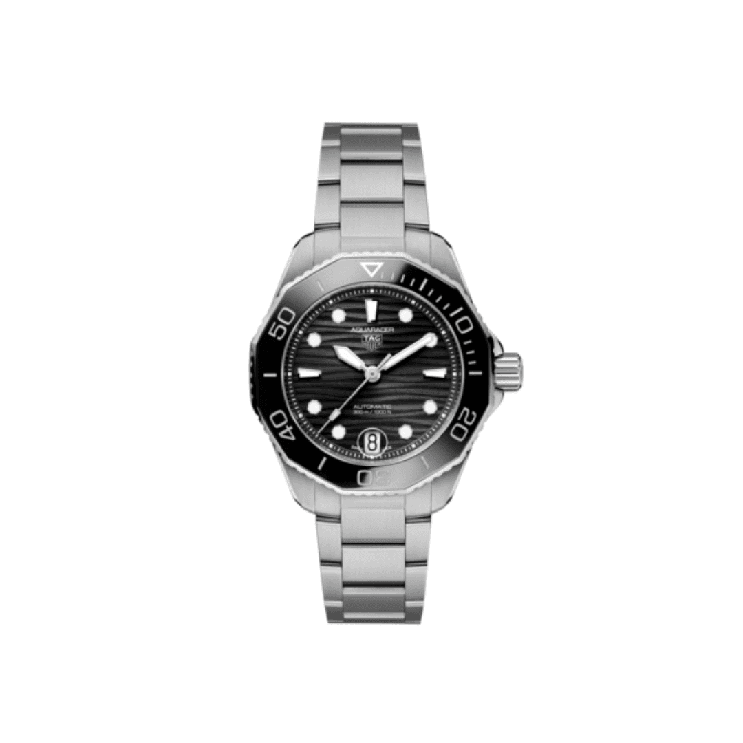 TAG Heuer  Aquaracer Professional 300 Date Calibre 5 Automatic Watch in Black 0