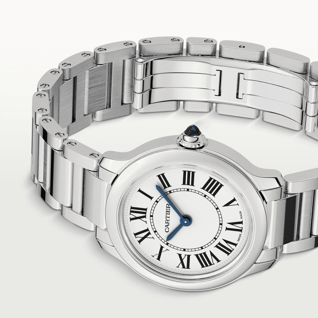 Ronde Must de Cartier Steel Watch, small model 1