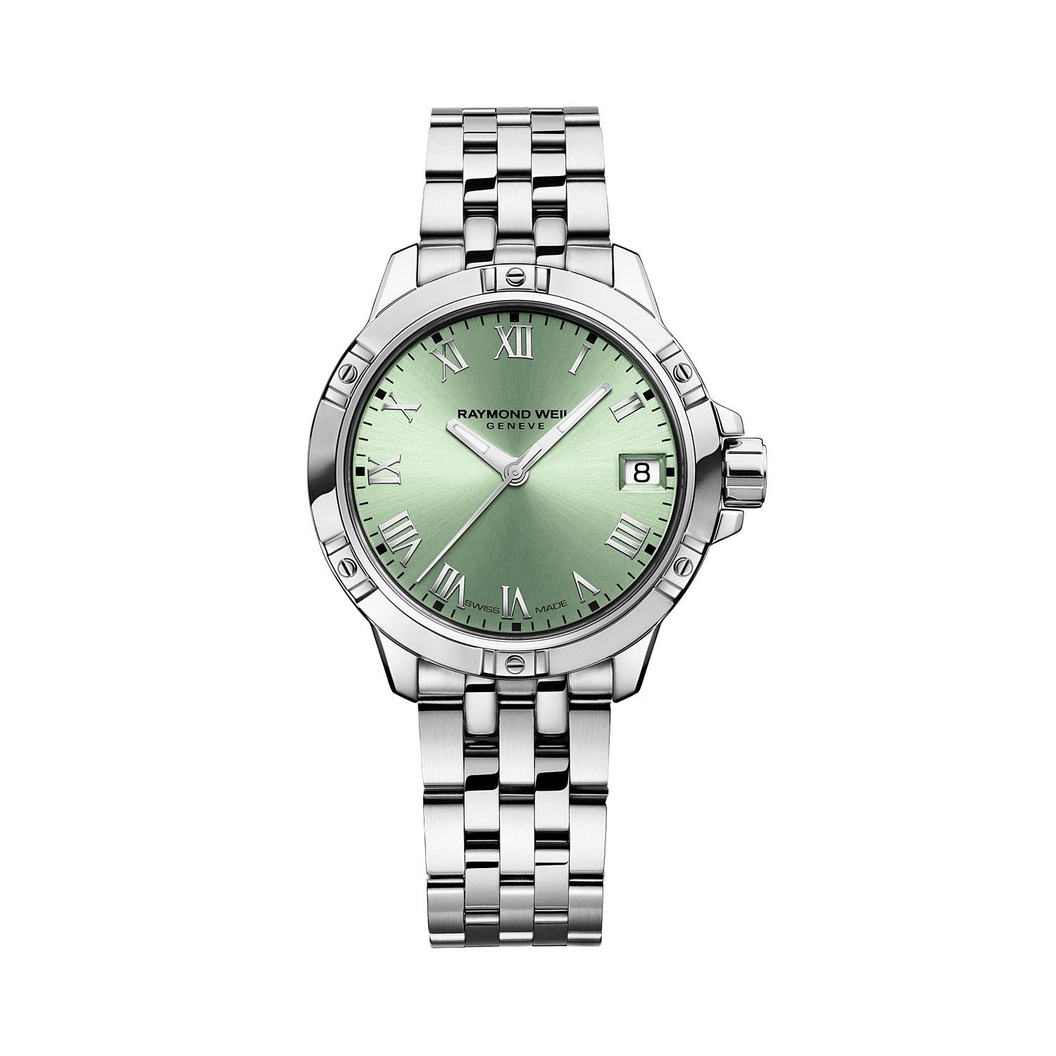 Raymond Weil Tango Ladies Stainless Steel 30mm Watch with Green Dial