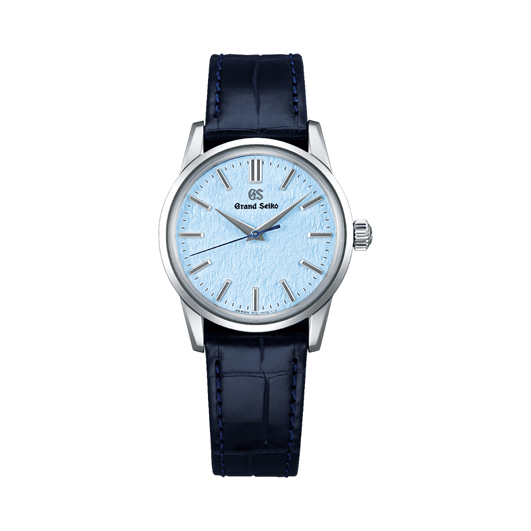 Grand Seiko Elegance Collection Slim Watch with Pale Blue Dial, 34mm