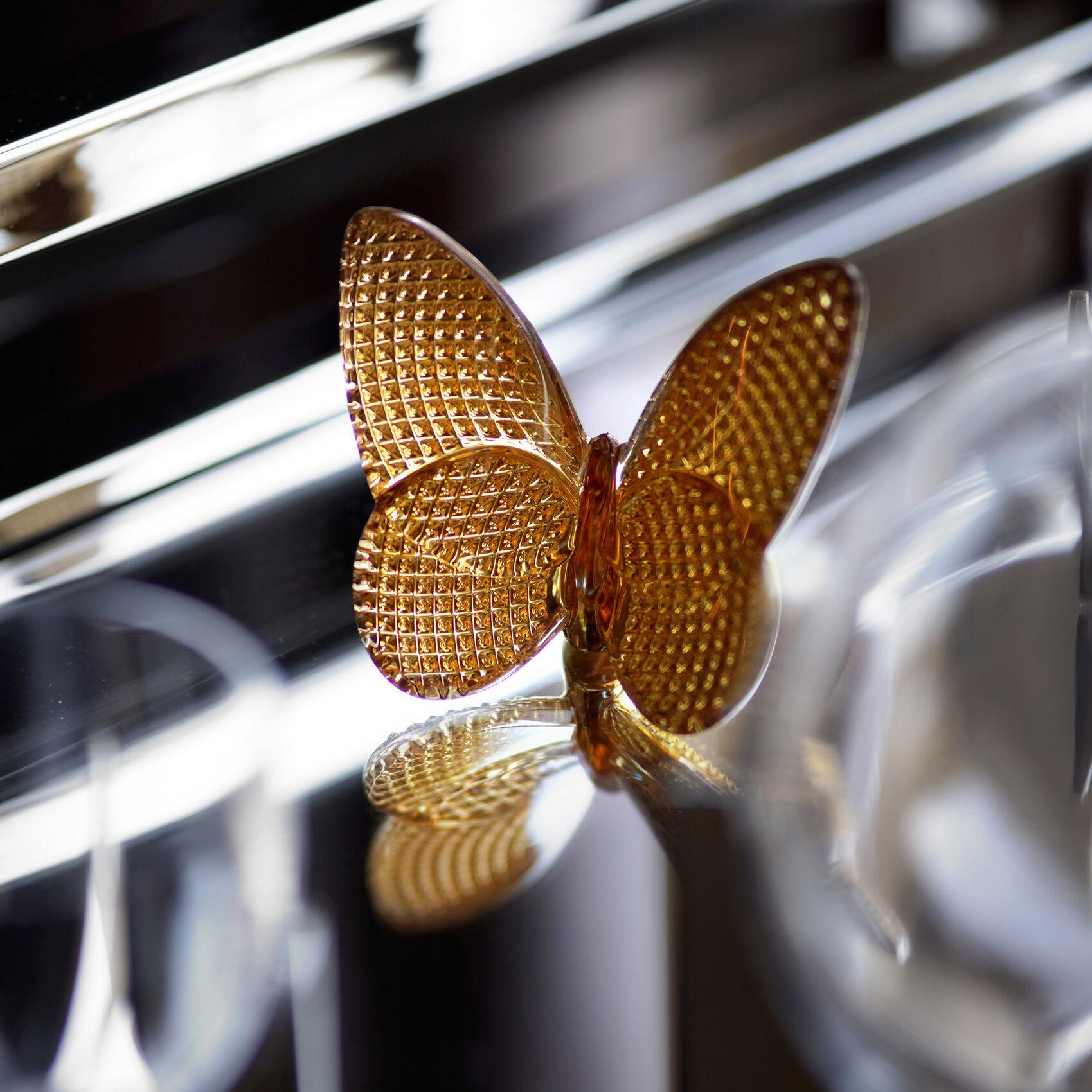 Baccarat Papillion Lucky Diamond Butterfly, Gold 1