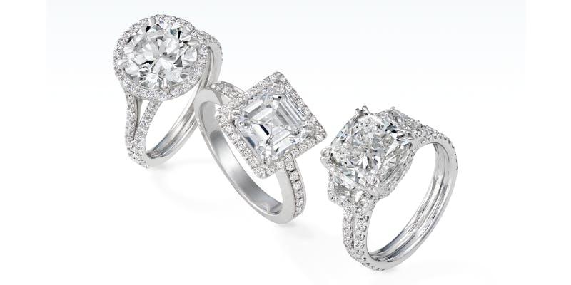 diamond selection for engagement ring