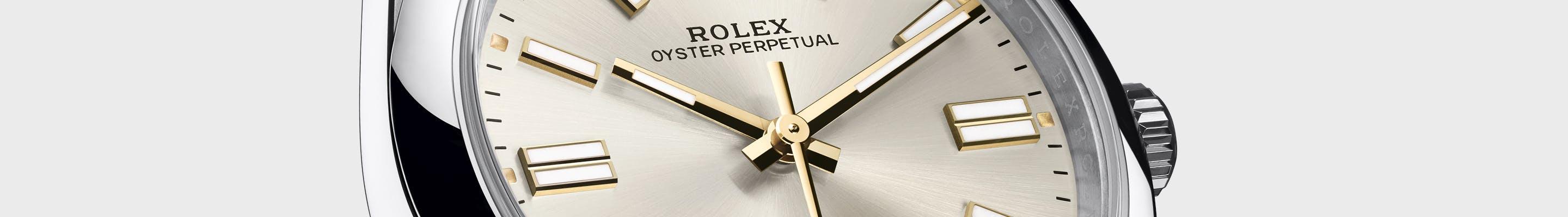 Rolex Oyster Perpetual with champagne dial