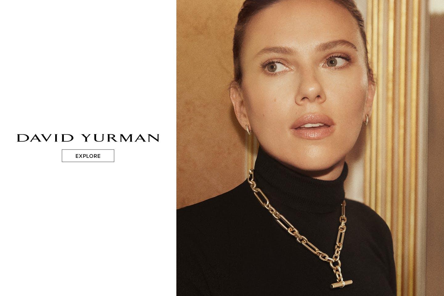 Scarlett Johansson in the new Come Closer campaign with David Yurman.