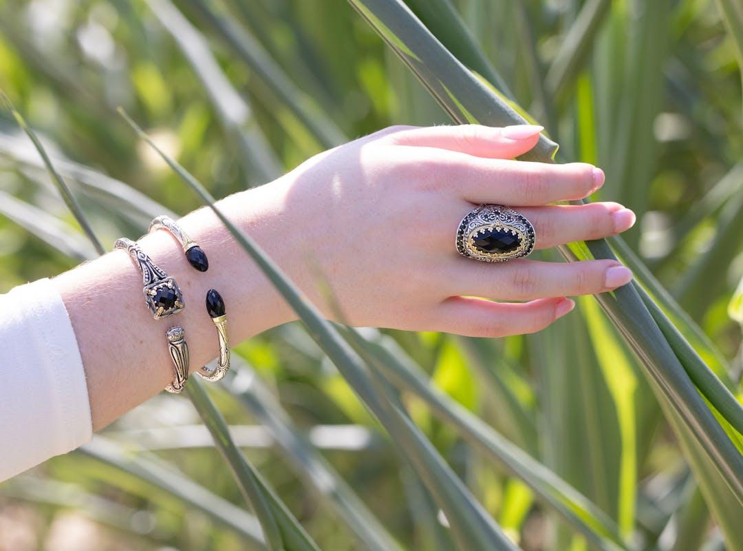 konstantino black onyx jewelry for the fall