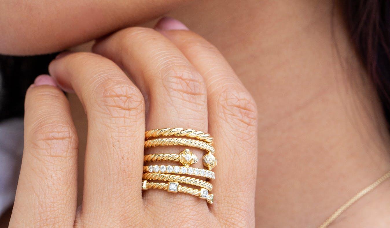 10 Iconic David Yurman Ring Collections available at Lee Michaels Fine Jewelry stores