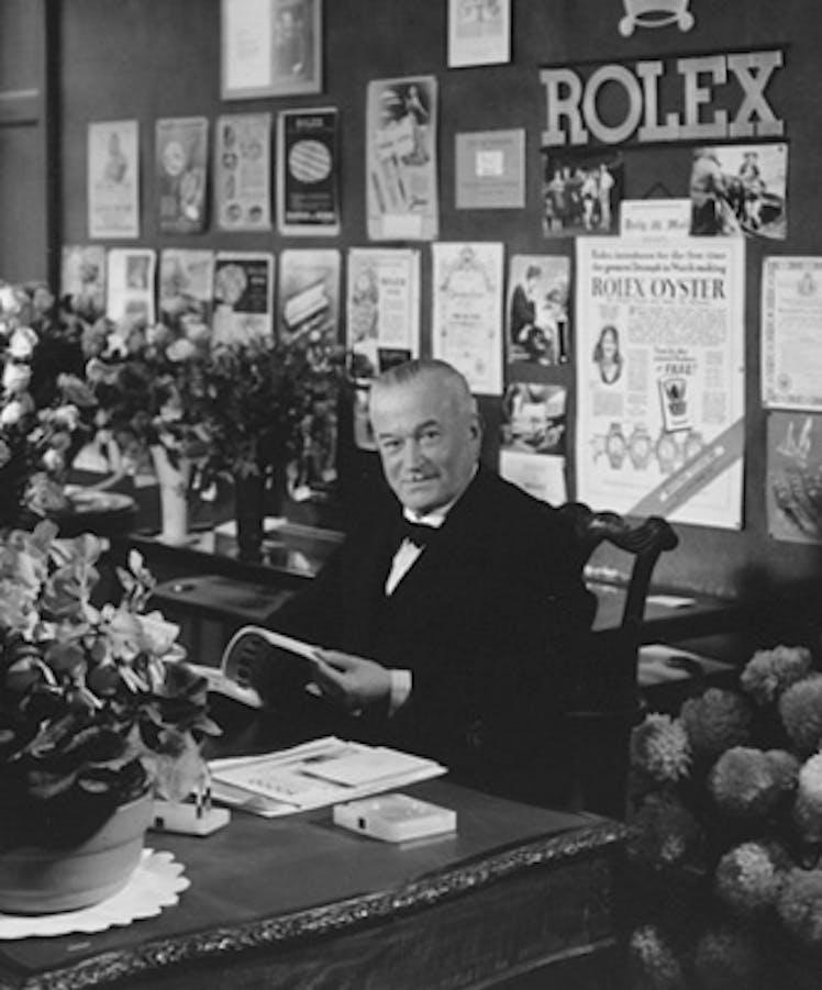 The founder of Rolex, Hans Wilsdorf