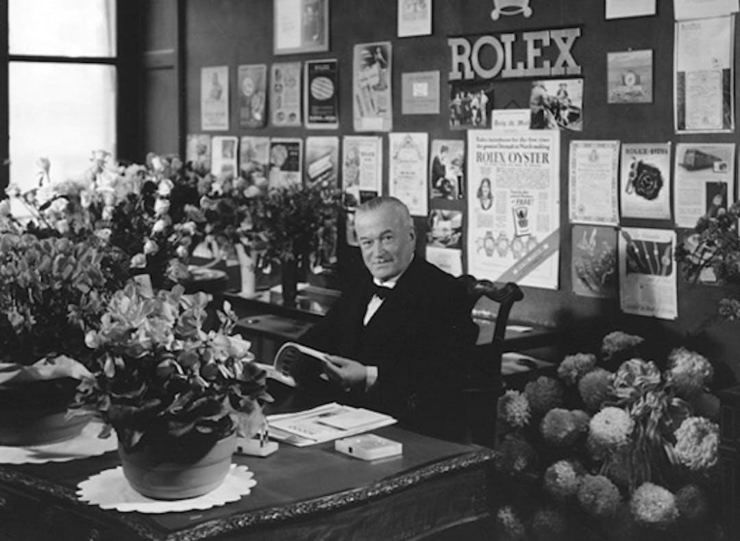 Hans Wilsdorf, the founder of Rolex