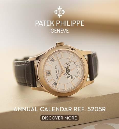 Patek Philippe Annual Calendar, Moon Phases, 5205R/001