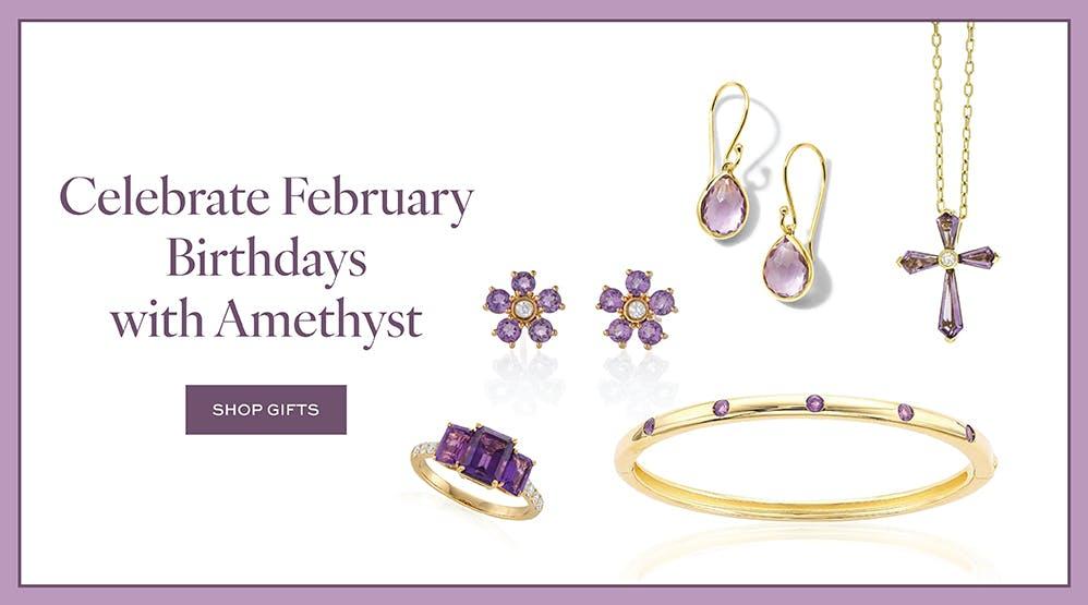 amethyst february birthstone jewelry from lee michaels