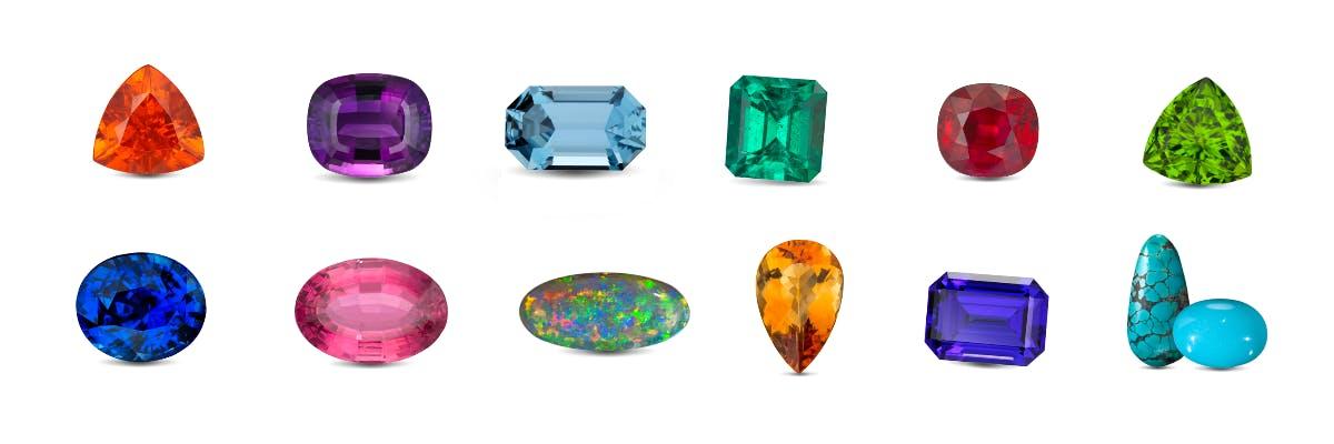 learn about colored gems