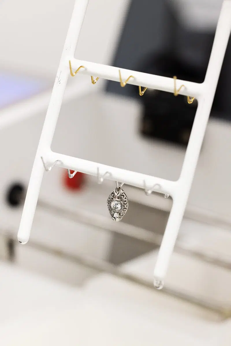 custom jewelry Rhodium plating