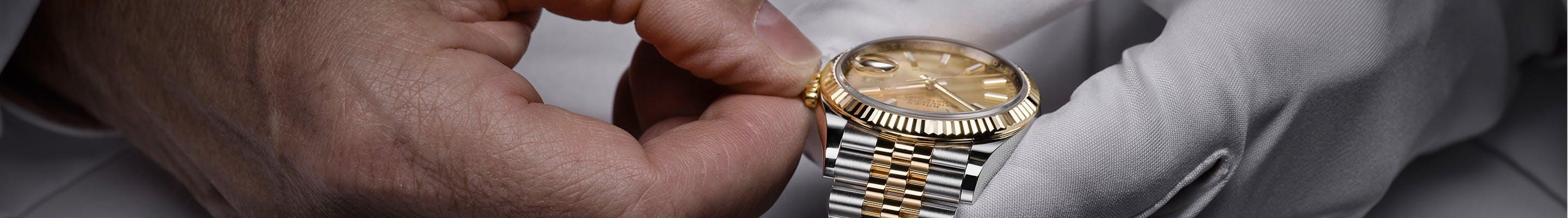 Rolex watch servicing at Lee Michaels Fine Jewelry stores