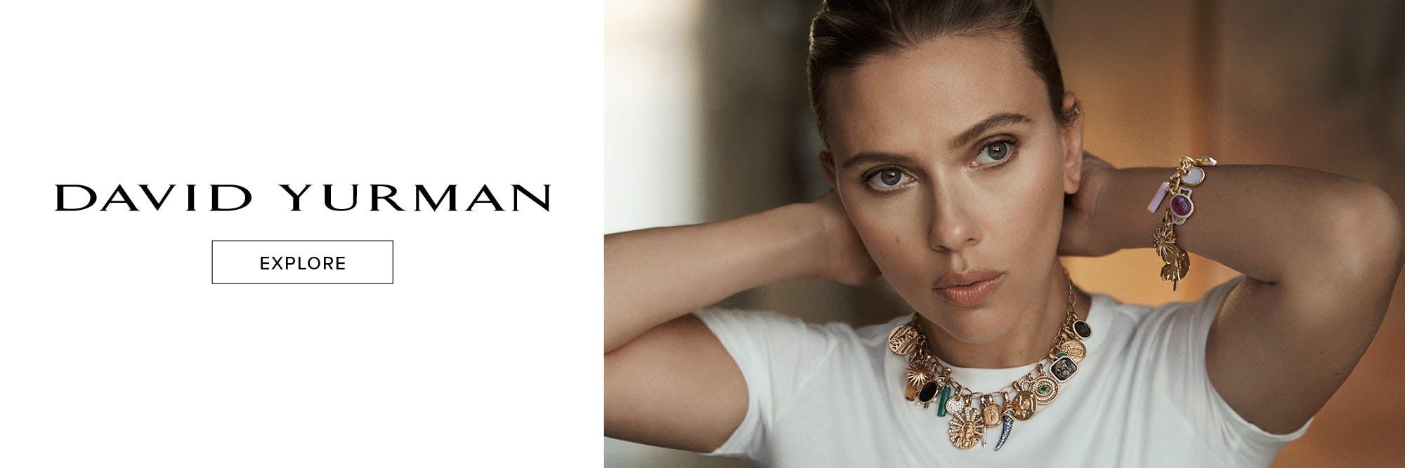 Scarlett Johansson in the new Come Closer campaign with David Yurman.