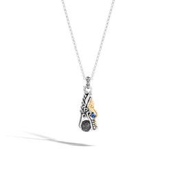 John Hardy Naga Dragon Pendant Necklace with Black Sapphires 1