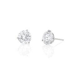 4.13 CTW Round Diamond Stud Earrings 0