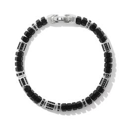 David Yurman DY Hex Bead Bracelet with Black Onyx and Pave Black Diamonds, 3mm 0