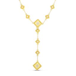 Roberto Coin 18k Yellow Gold Palazzo Ducale Diamond Lariat Style Necklace 0