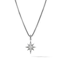 David Yurman Cable Collectibles North Star Necklace with Pave Diamonds 0